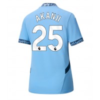 Manchester City Manuel Akanji #25 Fußballbekleidung Heimtrikot Damen 2024-25 Kurzarm